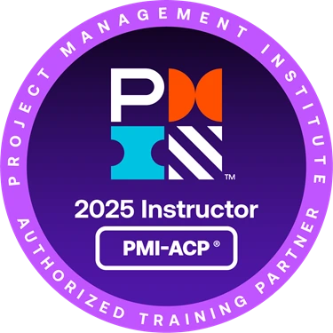 pmi-acp trainer badge logo image