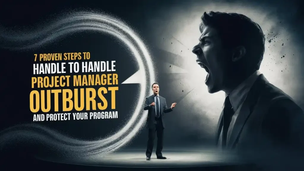 7 Proven Steps to Handle a Project Manager Outburst and Protect Your Program 9 7 Proven Steps to Handle a Project Manager Outburst and Protect Your Program