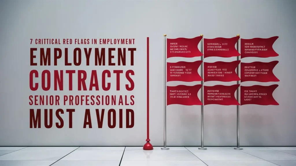 7 Critical Red Flags in Employment Contracts Senior Professionals Must Avoid