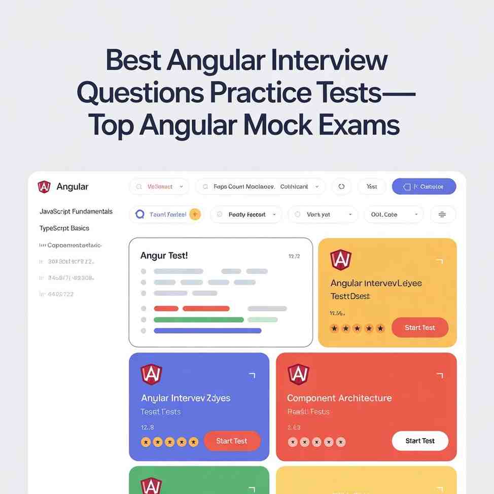 Best Angular Interview Questions Practice Tests (2026) – Top Angular Mock Exams 4 Angular Interview Questions Practice Tests