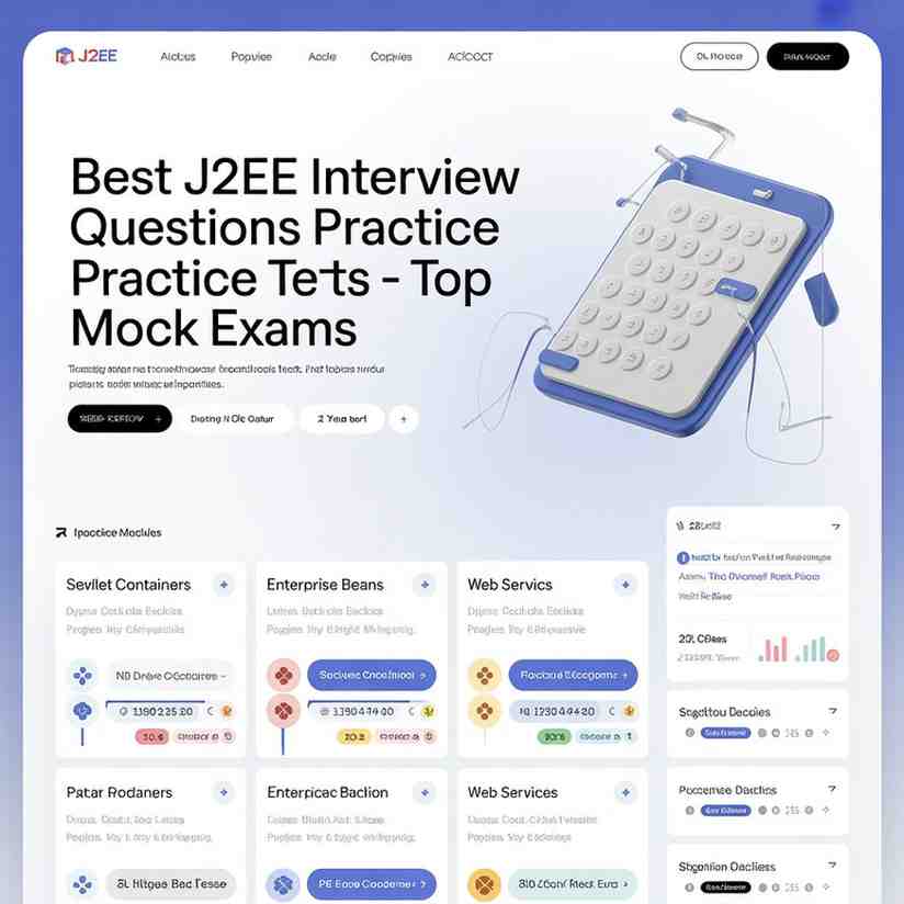 Best J2EE Interview Questions Practice Tests for 2026 – Top Mock Exams 4 J2EE Interview Questions Practice Tests
