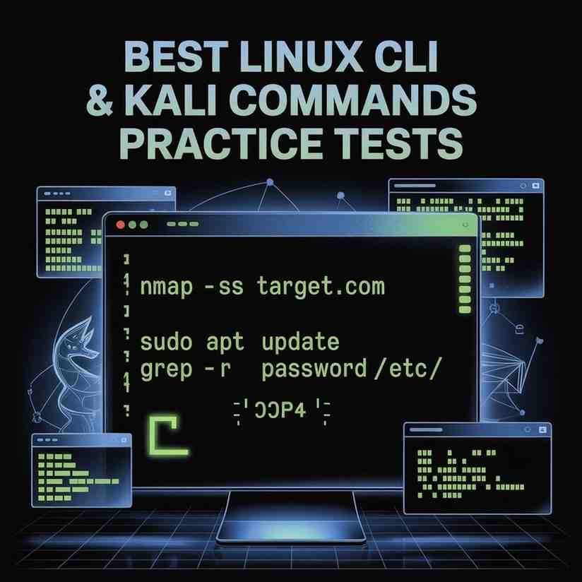 Best Linux CLI & Kali Commands Practice Tests 2026 5 Linux CLI & Kali Commands Practice Tests
