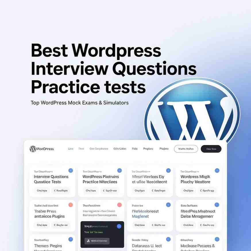 Best WordPress Interview Questions Practice Tests 2026 – Top WordPress Mock Exams & Simulators 10 WordPress Interview Questions Practice Tests