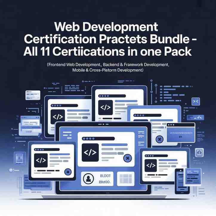 Web Development Certification Practice Tests Bundle 2026 – All 11 ...