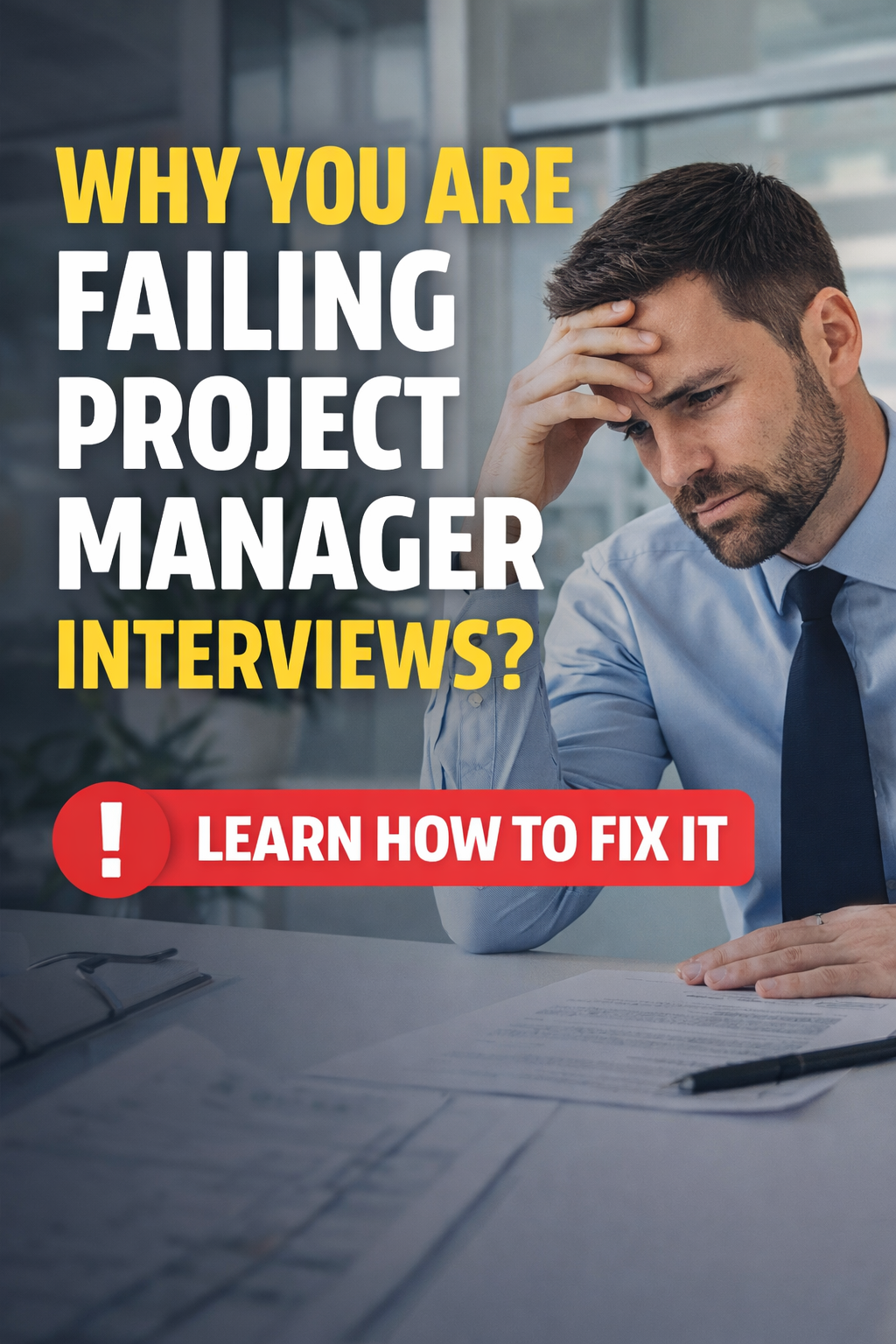 Why you are failing project manager interviews