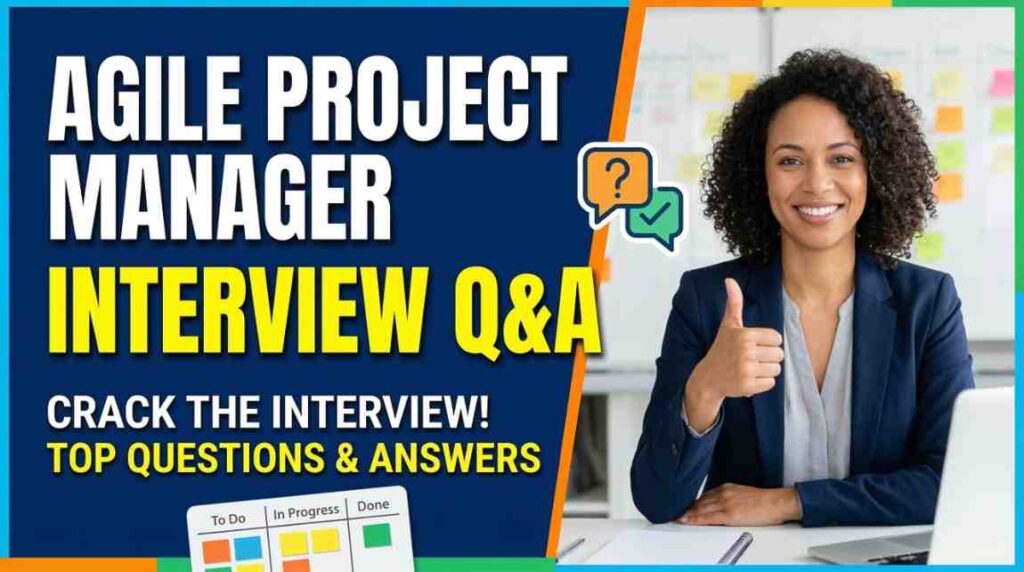 agile project manager interview questions