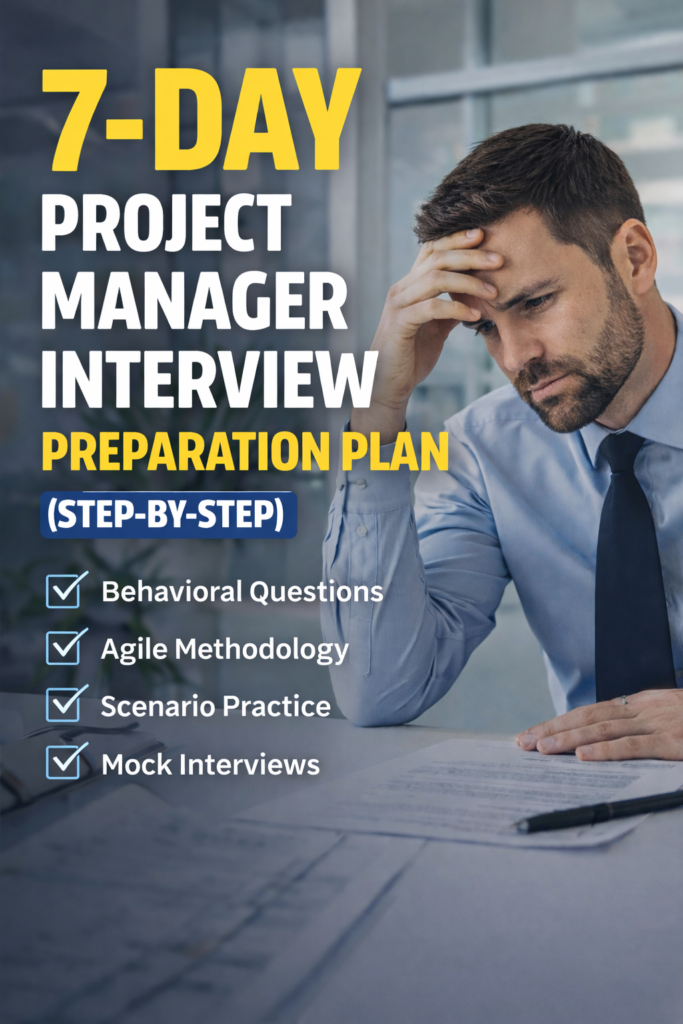 project manager interview preparation plan