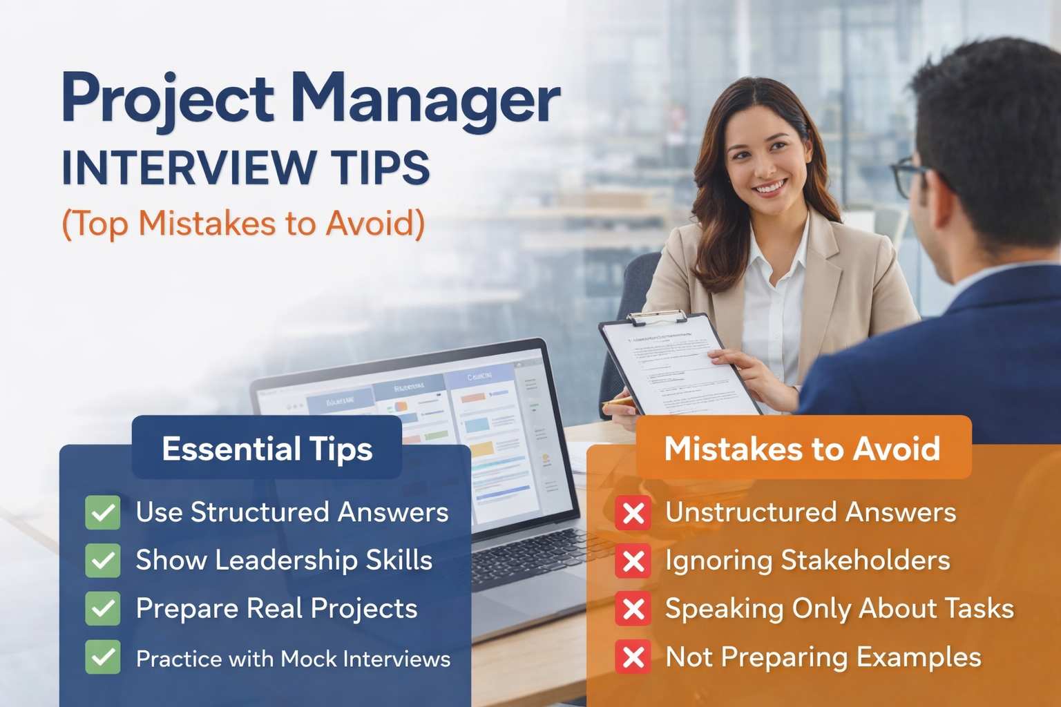 project manager interview tips