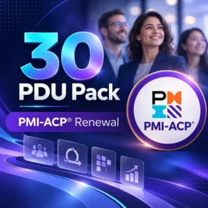 30 PDU Pack for PMI-ACP renewal