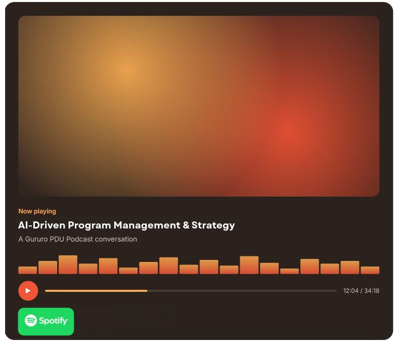 PDU Podcast – Earn 60 PDUs for PMP Renewal 1 PDU Podcast for earning PMP renewal PDUs