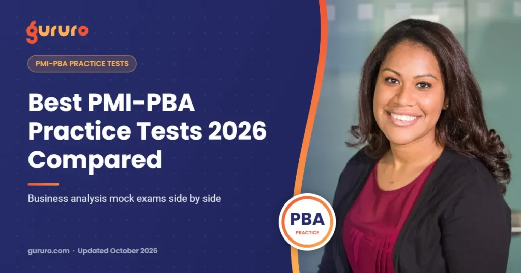 Best PMI-PBA Practice Tests 2026 Compared – Gururo